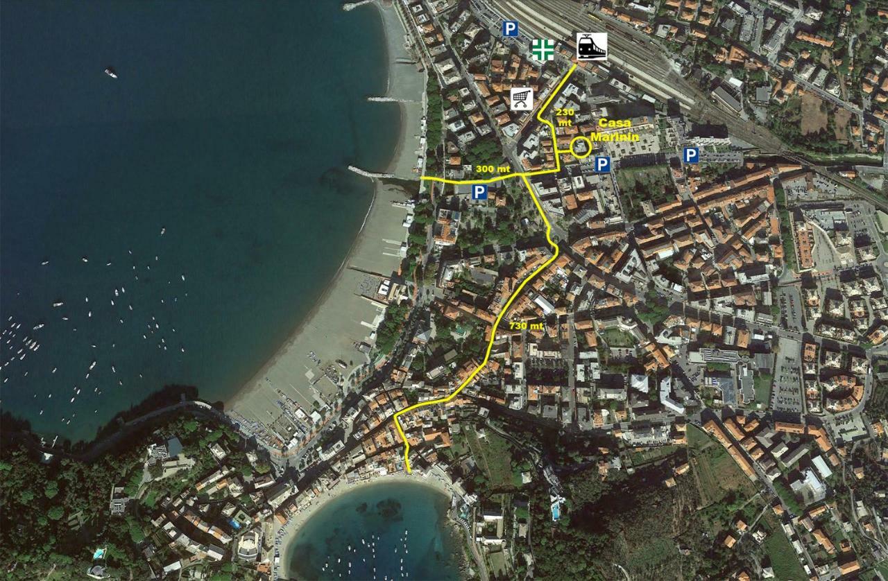 Casa Marinin Apartment Sestri Levante Bagian luar foto
